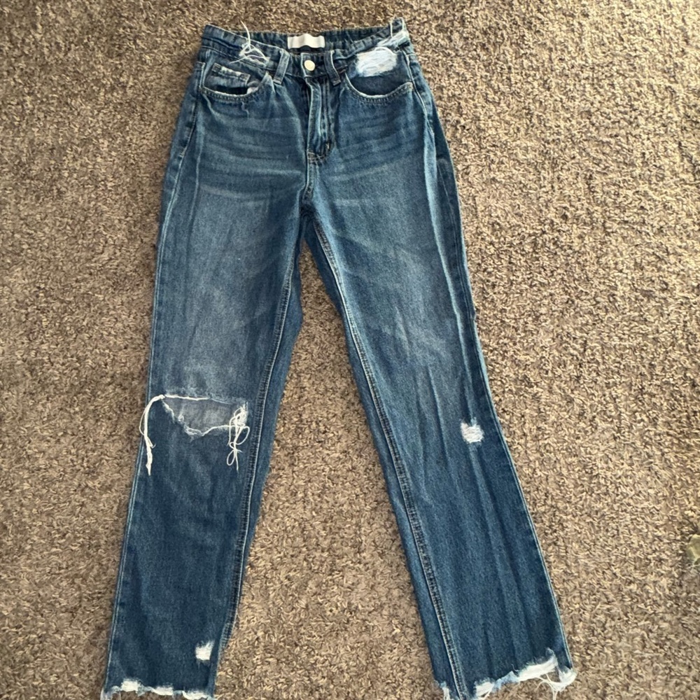 Vervet Distressed Blue Women's Jeans